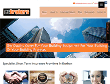 Tablet Screenshot of esbrokers.co.za